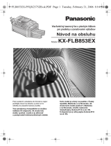 Panasonic KXFLB853EX Návod na používanie