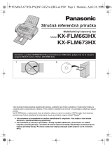 Panasonic KXFLM673HX Stručná príručka spustenia