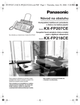Panasonic KXFP218CE Návod na používanie