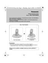 Panasonic KXTCD152CE Návod na používanie