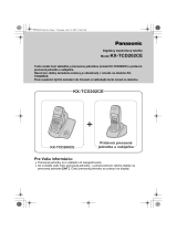 Panasonic KXTCD202CE Návod na používanie