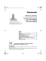 Panasonic KXTG1103CE Návod na používanie