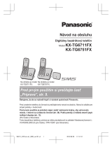 Panasonic KXTG6751FX Návod na používanie