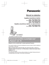 Panasonic KXTG7861FX Návod na používanie