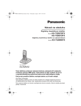 Panasonic KXTG8090FX Návod na používanie