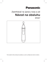 Panasonic ER407 Návod na používanie