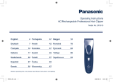 Panasonic ER1610 Návod na používanie