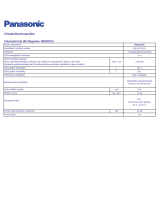 Panasonic NRBN31AS1 Informácie o produkte