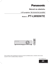 Panasonic PTLW80NTE Návod na používanie