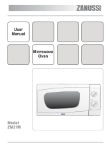 Zanussi ZM21M Používateľská príručka