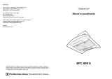 Electrolux EFC009X Používateľská príručka