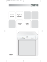 Zanussi ZTE270 Používateľská príručka