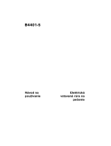 Aeg-Electrolux B4401-5-M Používateľská príručka