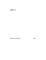 Aeg-Electrolux B8931-5-M Používateľská príručka