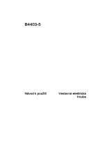 Aeg-Electrolux B4403-5-M Používateľská príručka