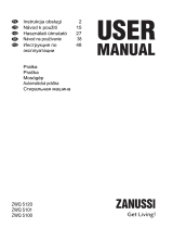 Zanussi ZWQ5101 Používateľská príručka