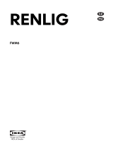 IKEA RENLIGFWM6 60236712 Používateľská príručka
