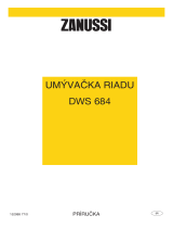 Zanussi DWS684 Používateľská príručka