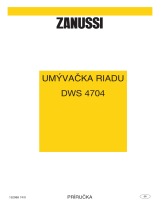 Zanussi DWS4704 Používateľská príručka