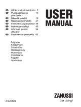 Zanussi ZRG314SW Užívateľská príručka