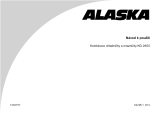 ALASKA KG2855 Používateľská príručka