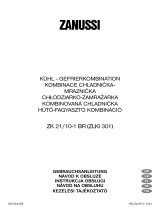Zanussi ZK 21/10-1 BR Používateľská príručka