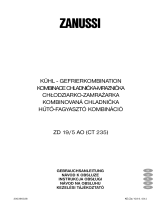 Zanussi ZD 19/5 AO Používateľská príručka