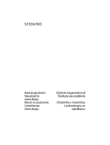 Aeg-Electrolux S70367KG Používateľská príručka