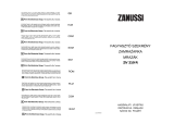 Zanussi ZV210R Používateľská príručka