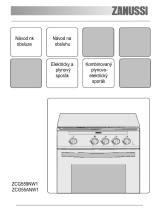 Zanussi ZCG559NW1 Používateľská príručka