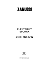 Zanussi ZCE566NW Používateľská príručka