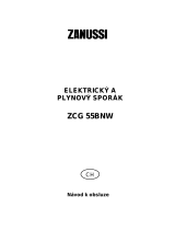 Zanussi ZCG55BNW Používateľská príručka