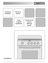 Zanussi ZCG558NW1 Používateľská príručka