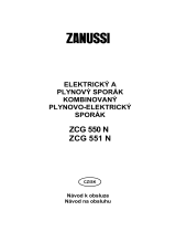 Zanussi ZCG550NM Používateľská príručka