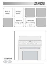 Zanussi ZCG55ANW1 Používateľská príručka