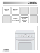 Zanussi ZCG564MW1 Používateľská príručka