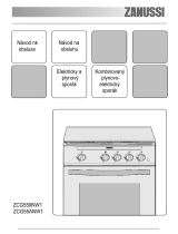 Zanussi ZCG559NW1 Používateľská príručka