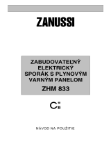 Zanussi ZHM833IX Používateľská príručka