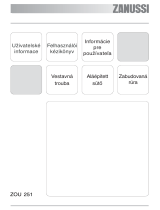 Zanussi ZOU251 Používateľská príručka