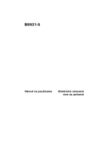 Aeg-Electrolux B8931-5-M Používateľská príručka