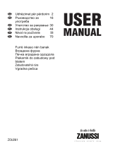 Zanussi ZOU261X Používateľská príručka