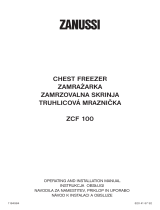 Zanussi ZCF100 Používateľská príručka