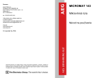 AEG MC143EU-a Používateľská príručka