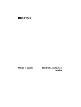 Aeg-Electrolux B89313-5-M Používateľská príručka