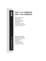 AEG EWA1726 Používateľská príručka