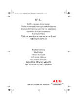 Aeg-Electrolux CAFE PERFETTO CP3500 Používateľská príručka