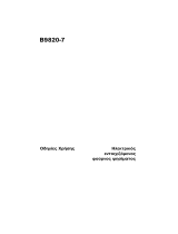 Aeg-Electrolux B9820-7-M Používateľská príručka