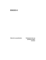 Aeg-Electrolux B98203-5-M Používateľská príručka