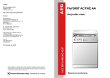 AEG FAVACTIVEAA Používateľská príručka