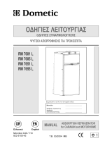 Dometic RM7605L Používateľská príručka